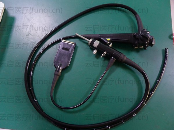 OLYMPUS GIF-H170胃鏡 蛇骨咬扁變形  橡皮開裂漏水