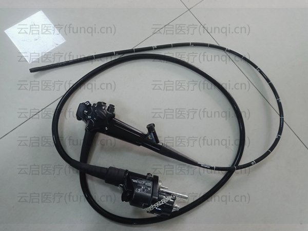Olympus gif-v70胃鏡 大旋鈕漏水 插入管老化發黃